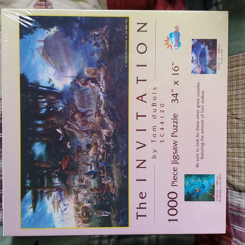 Noah's Ark The Invitation 1000 piece jigsaw puzzle